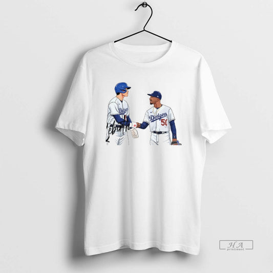 Official Baseball Celebratory Fist Pump With Mookie Betts Dodgers Signing Moment