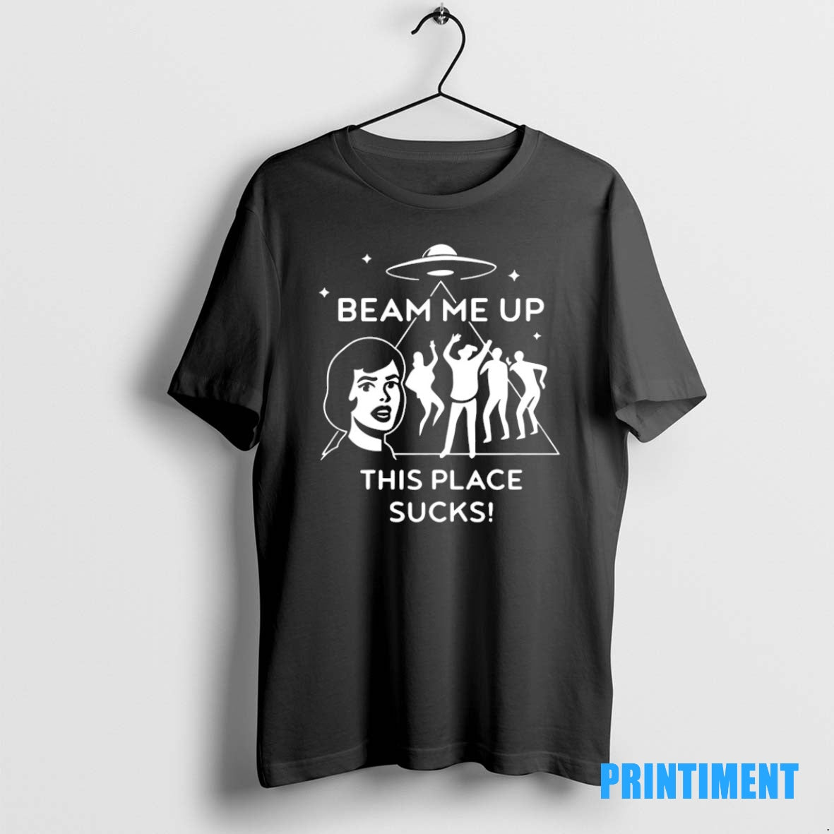 Official Beam Me Up This Place Sucks Tee Sweater