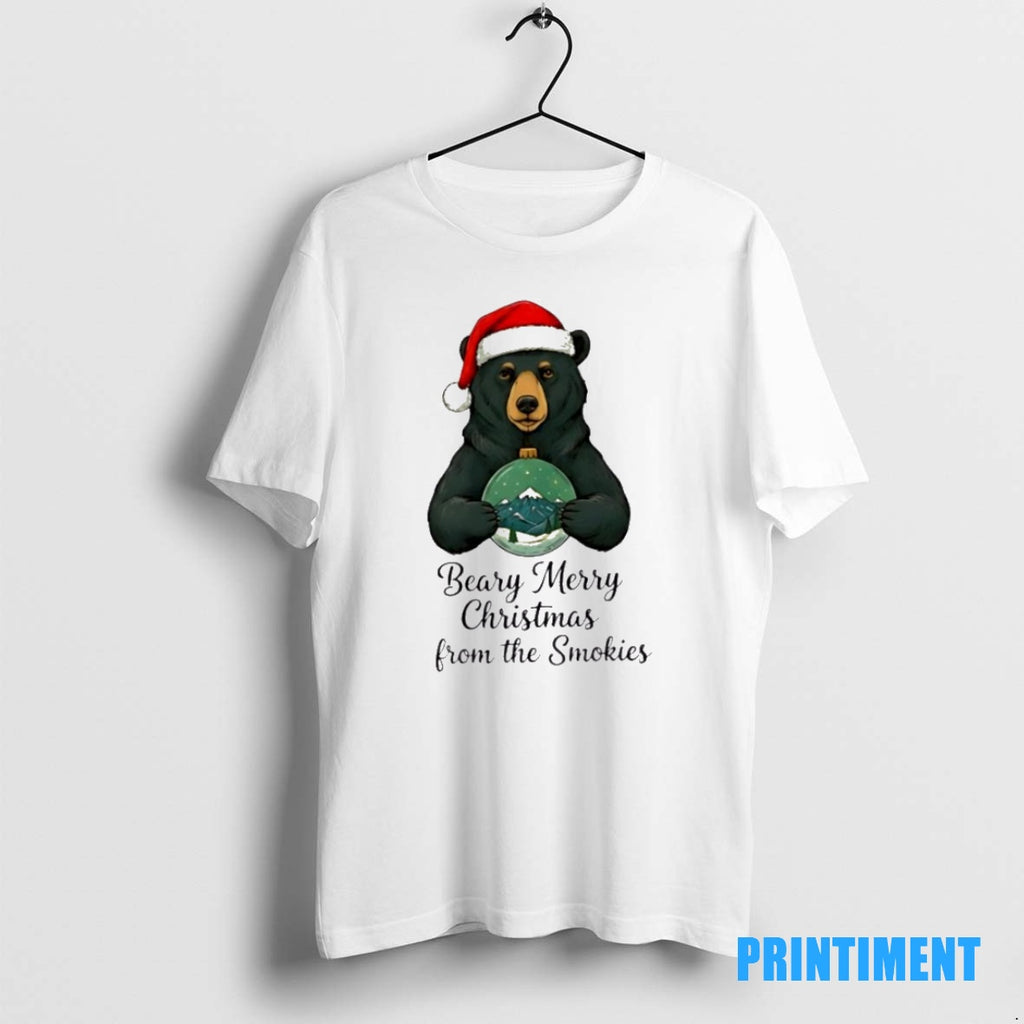 Official Beary Merry Christmas From The Smokies 2025 Tee Sweater