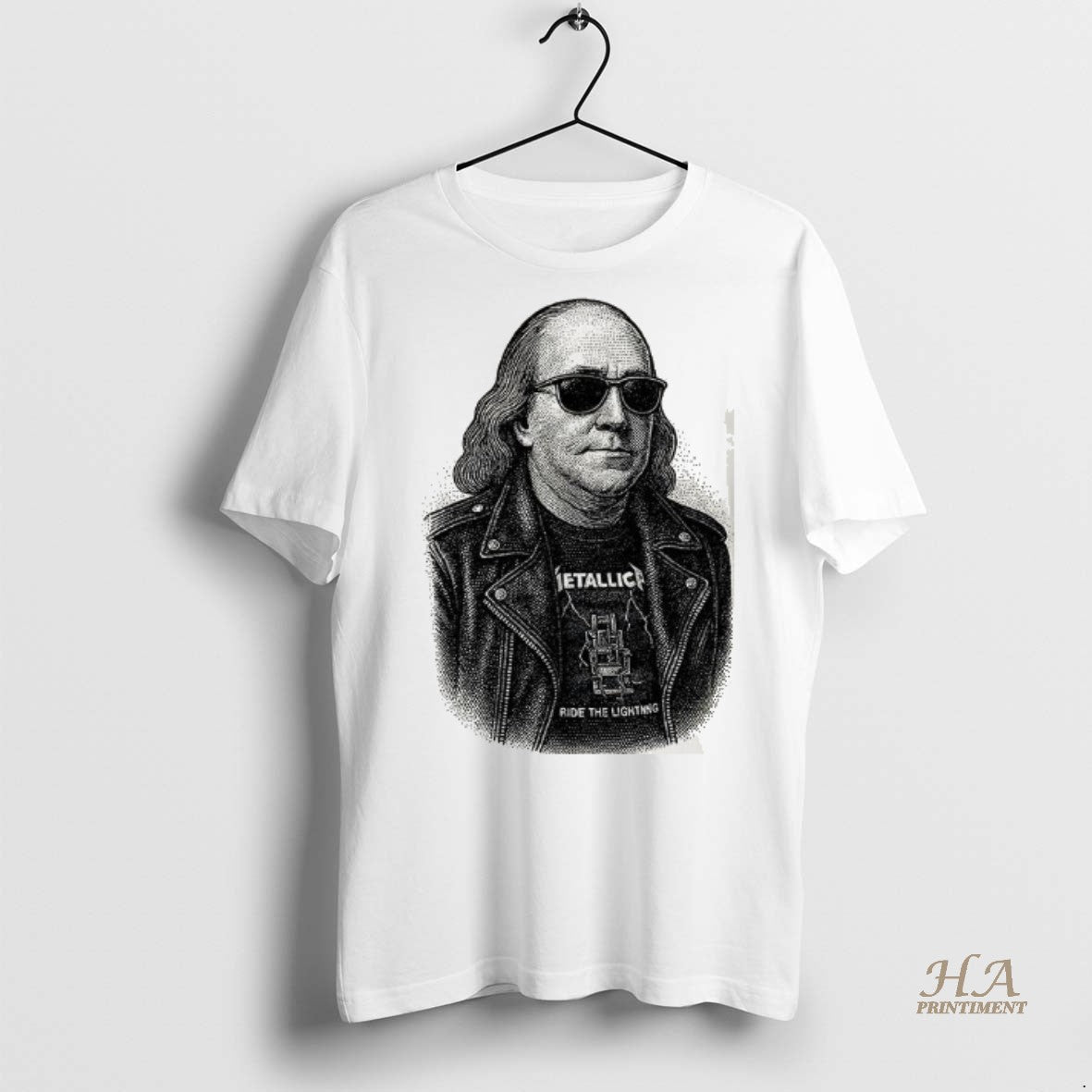Official Ben Franklin Ride The Lightning Shirt