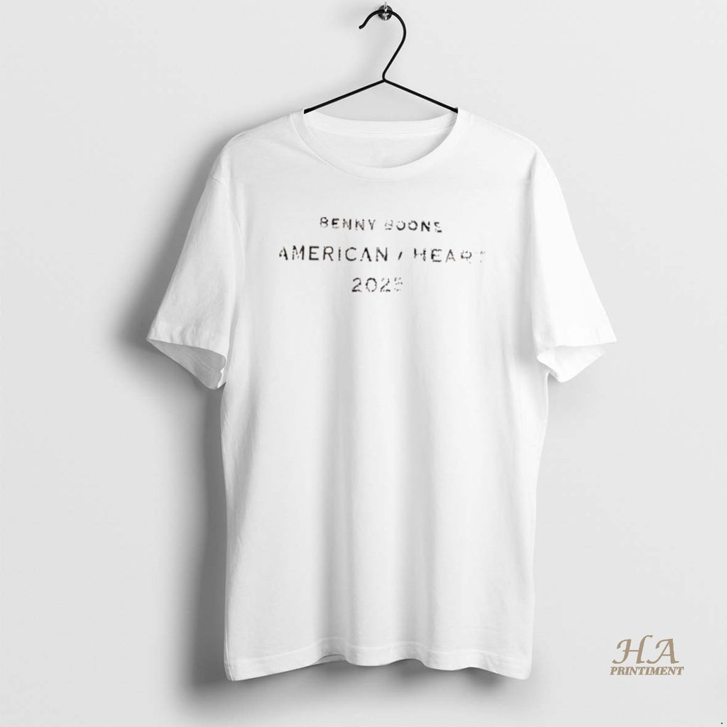 Official Benson Boone Merch American Heart 2025 Distressed