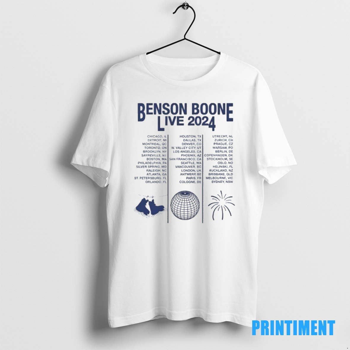 Official Benson Boone Live World Tour 2024 Tee Sweater