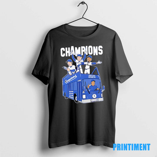 Official Best Los Angeles Are Back To Back Champions 2025 On The Parade Float Tee