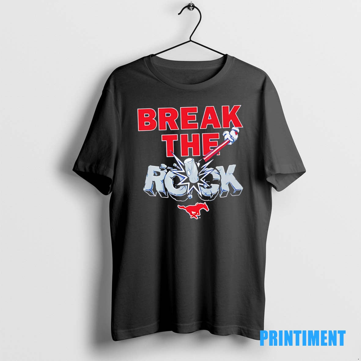 Official Best Smu Football Break The Rock Bang Bang Tee Sweater