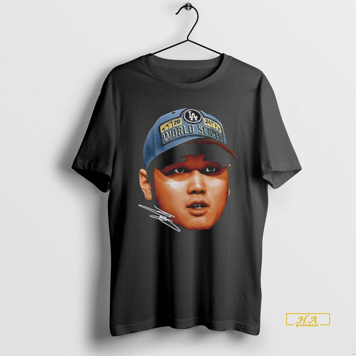 Official Big Face Shohei Ohtani Sinature Los Angeles Dodgers
