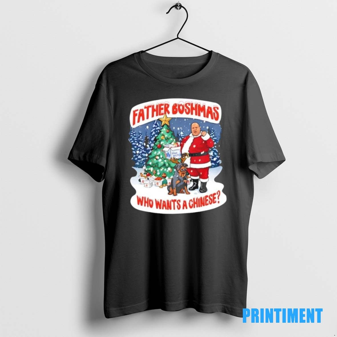 Official Big John Father Boshmas Christmas Jumper Tee Sweater
