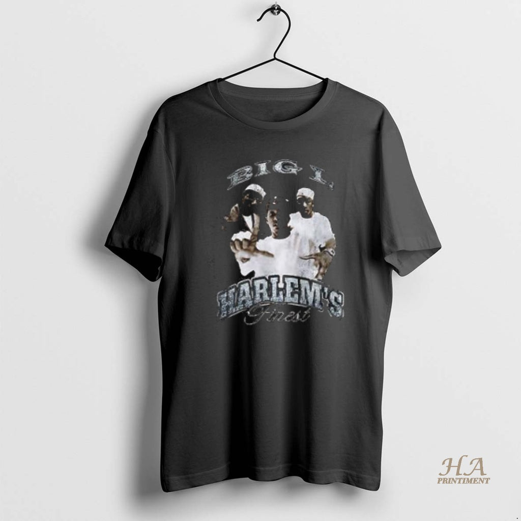 Official Big L Harlems Finest Graphic Retro