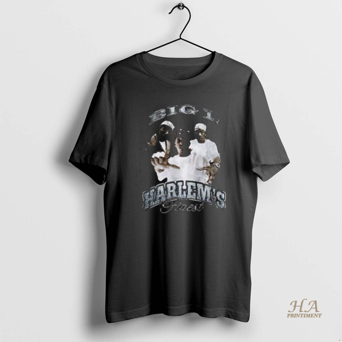 Official Big L Harlems Finest Graphic Retro