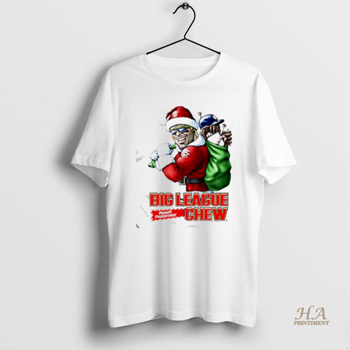 Official Big League Chew Pickoff Peppermint Christmas Circle