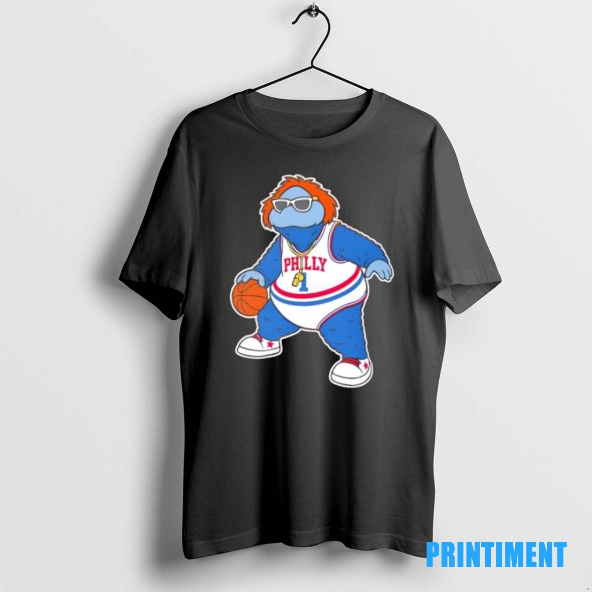 Official Big Shot Philadelphia 76ers Mascot Tee Sweater