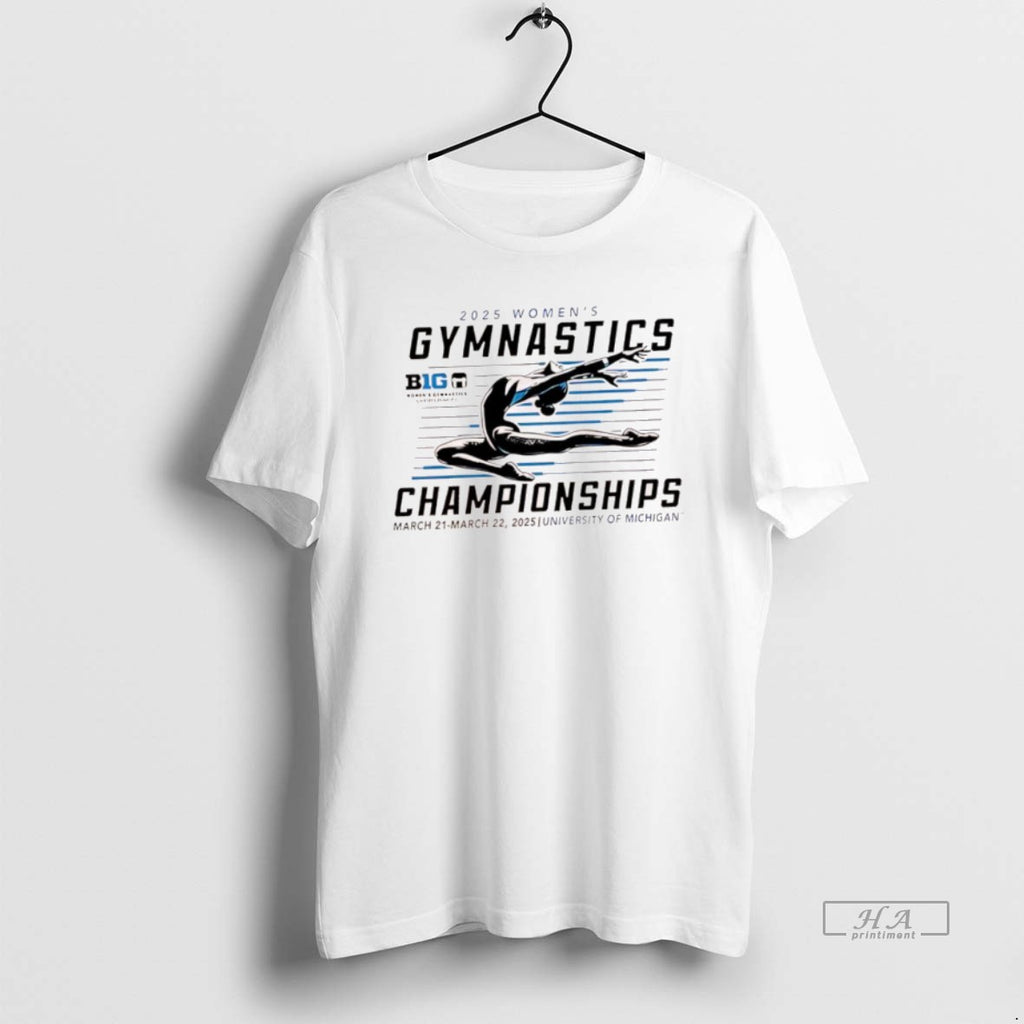 Official Big Ten 2025 Womens Gymnastics Championships Logo