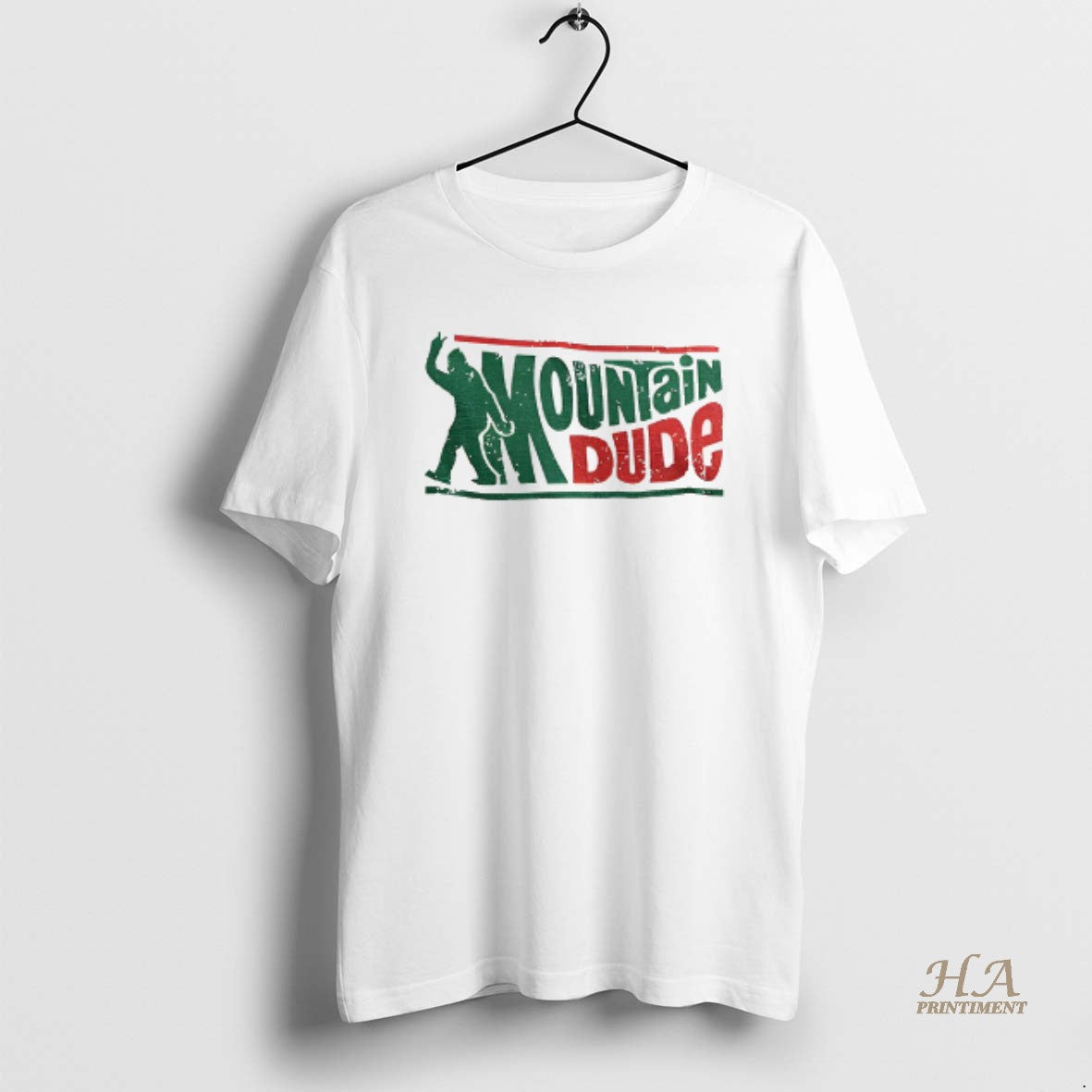 Official Bigfoot Mountain Dude Retro Hiking