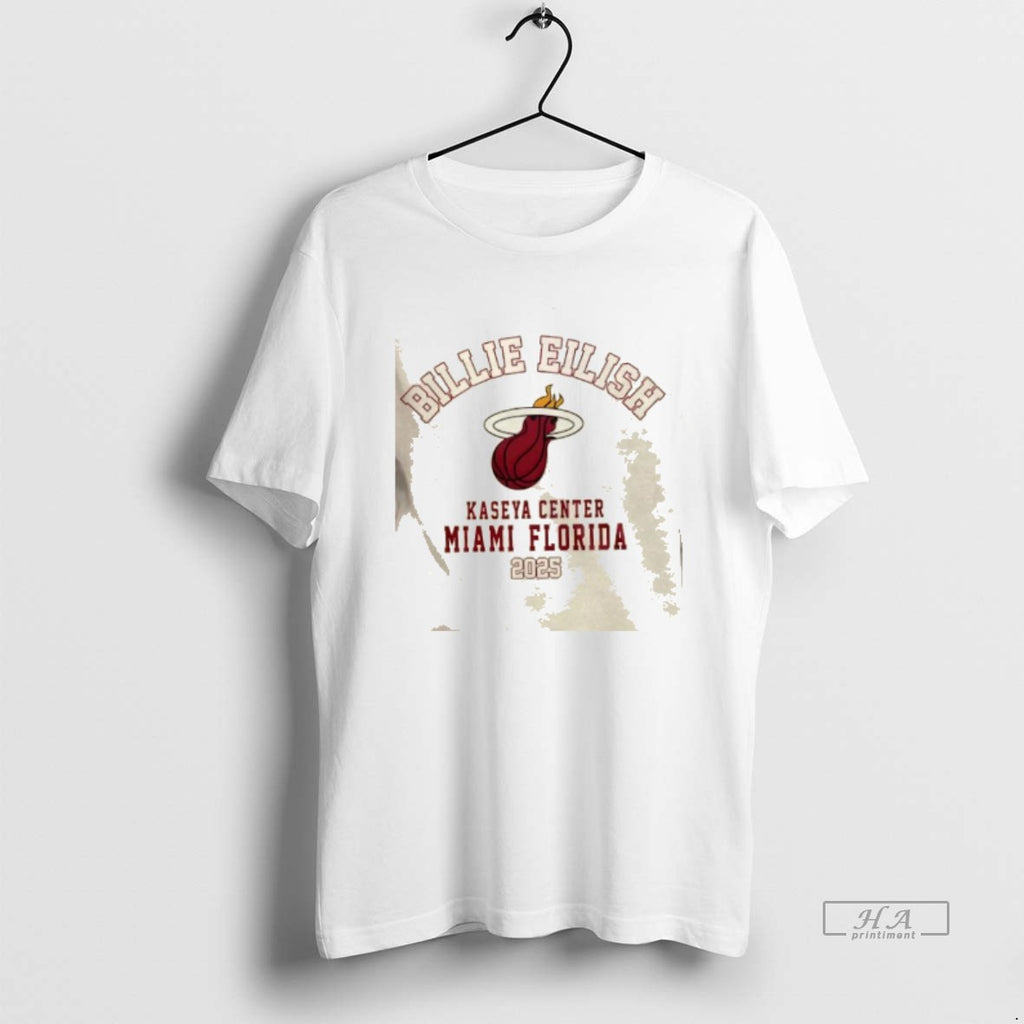 Official Billie Eilish X Miami Heat 2025 Tour 2 Sided