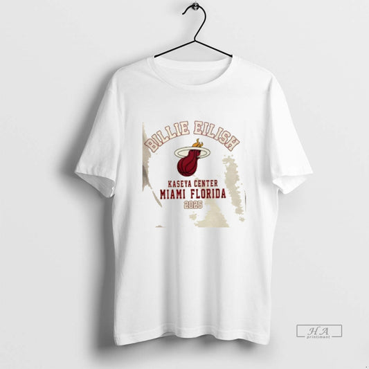 Official Billie Eilish X Miami Heat 2025 Tour 2 Sided