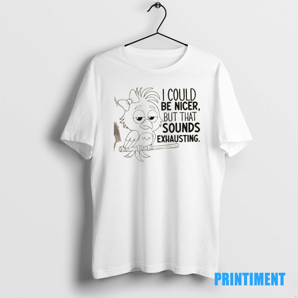 Official Bird I Could Be Nicer But That Sounds Exhausting Tee Sweater