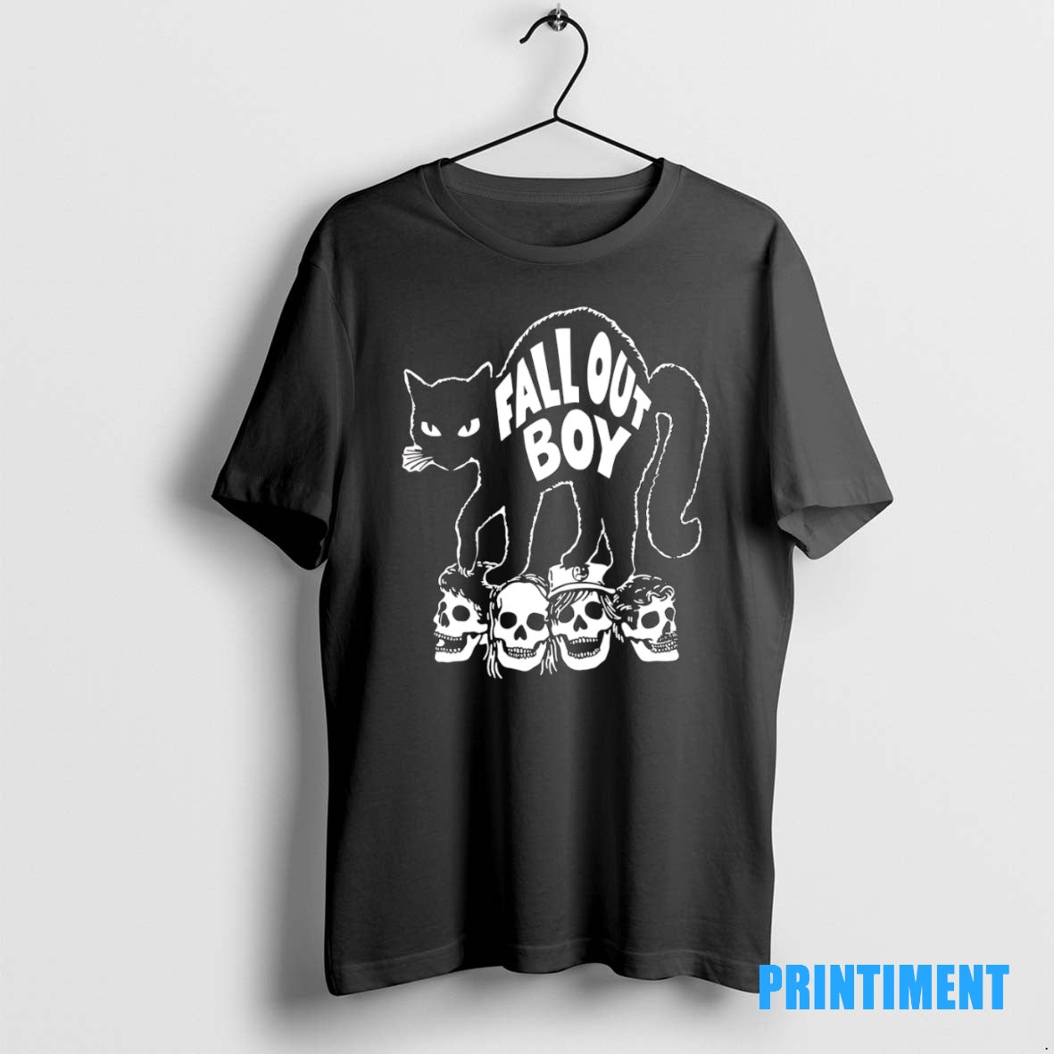 Official Black Cat Fall Out Boy Tee Sweater