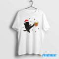 Official Black Cat Kick Trump Cookie Fdt Christmas 2025 Tee Sweater