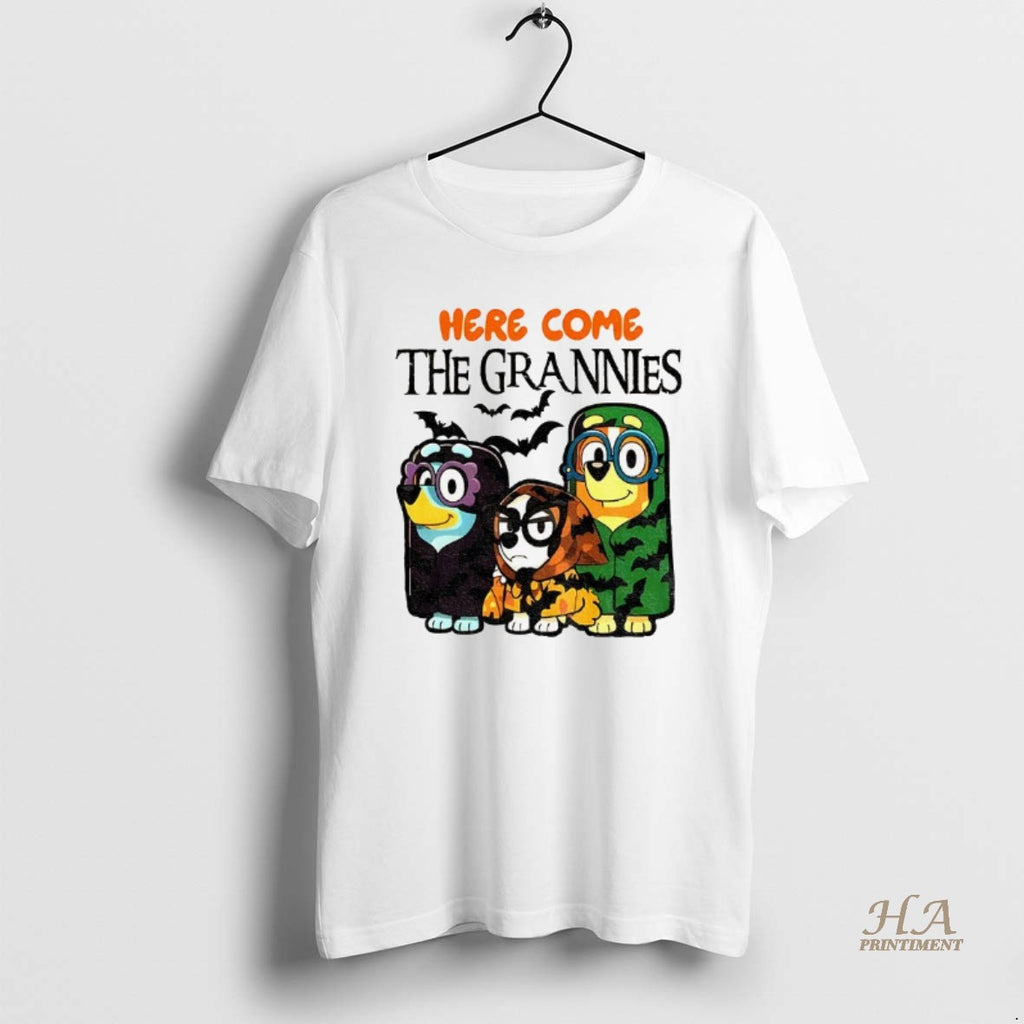 Official Blue Dog Here Come The Grannies Halloween