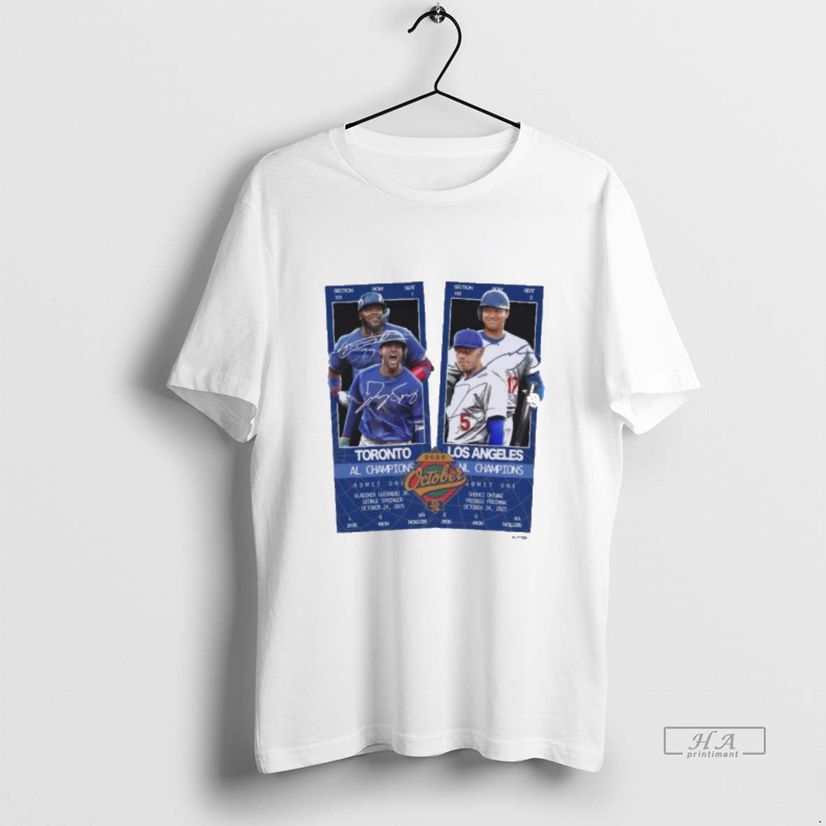 Official Blue Jays Al Champs Vs Dodgers Nl Champs 2025 World Series Matchup
