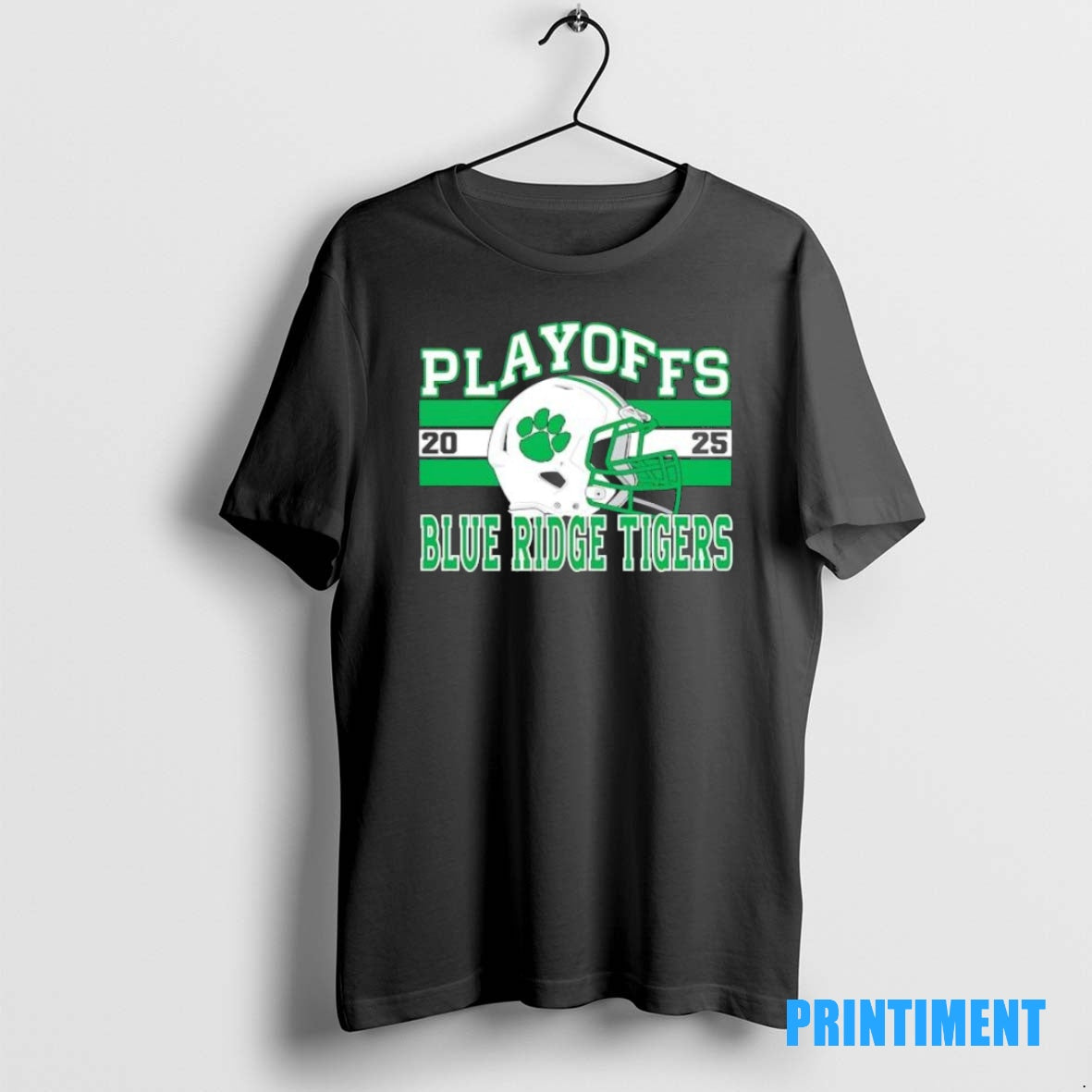 Official Blue Ridge Tigers Football Playoffs 2025 Helmet Tee Sweater