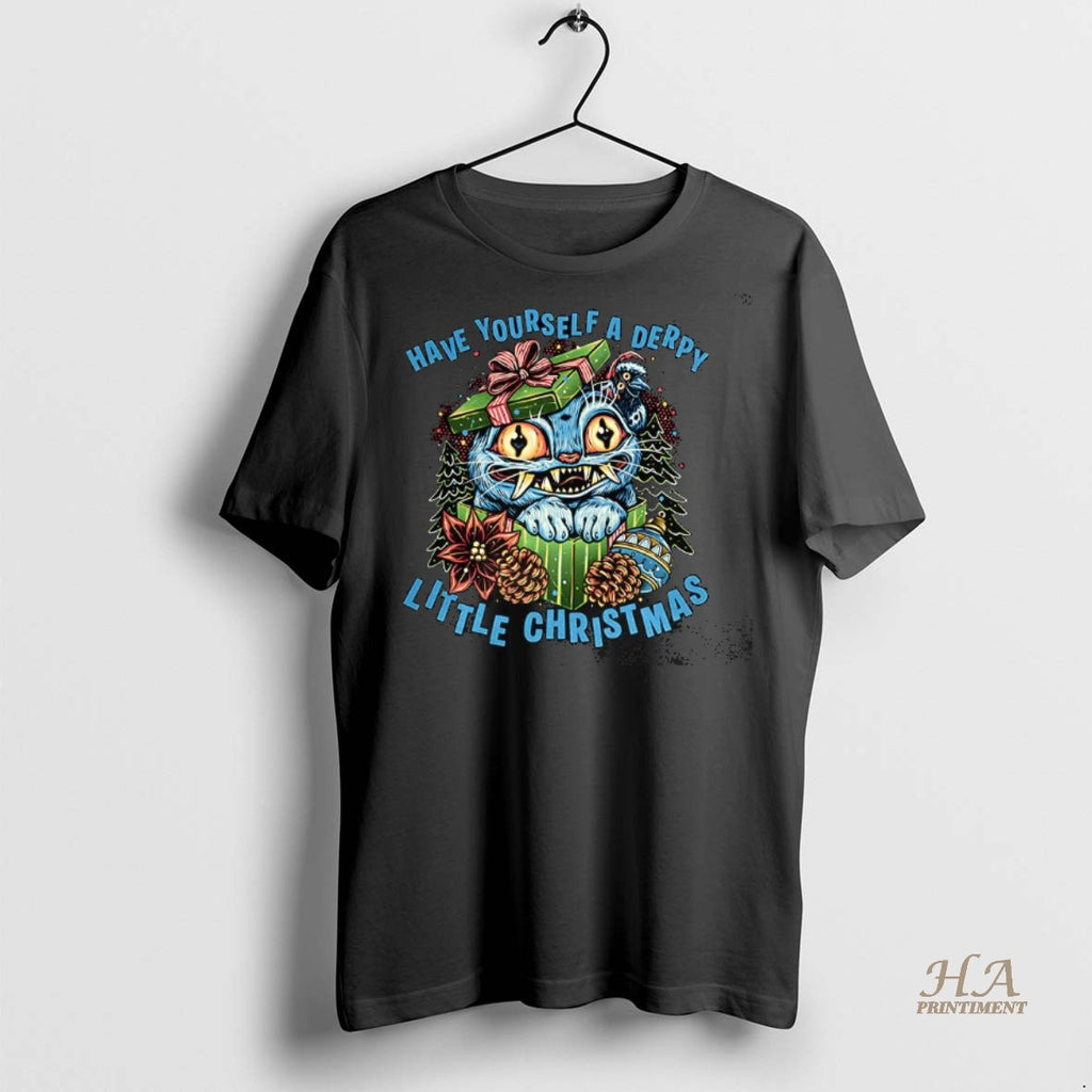 Official Blue Tiger Have Yourself A Derpy Little Christmas Shirt