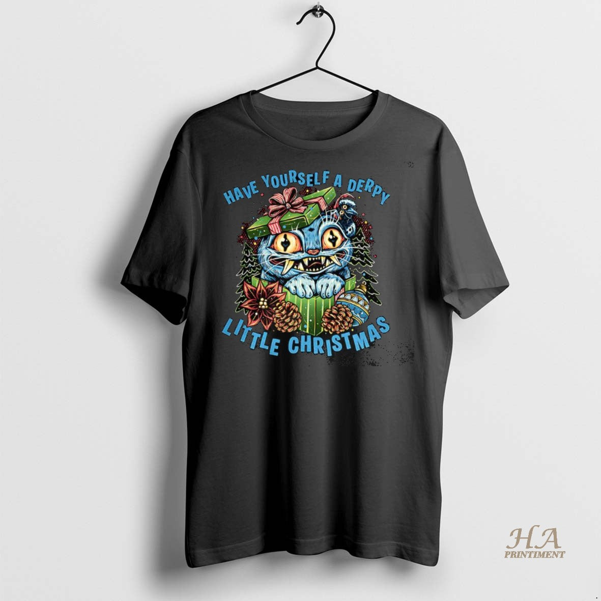 Official Blue Tiger Have Yourself A Derpy Little Christmas Shirt