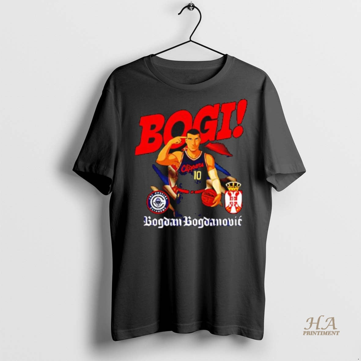 Official Bogi Bogdan Bogdanovic Serbian Basketball Player Shirt