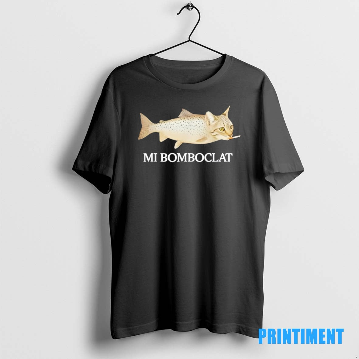 Official Bomboclat Fish Cat Meme Tee Sweater
