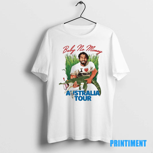 Official Bone Baby No Money Australia Tour 2025 Tee Sweater