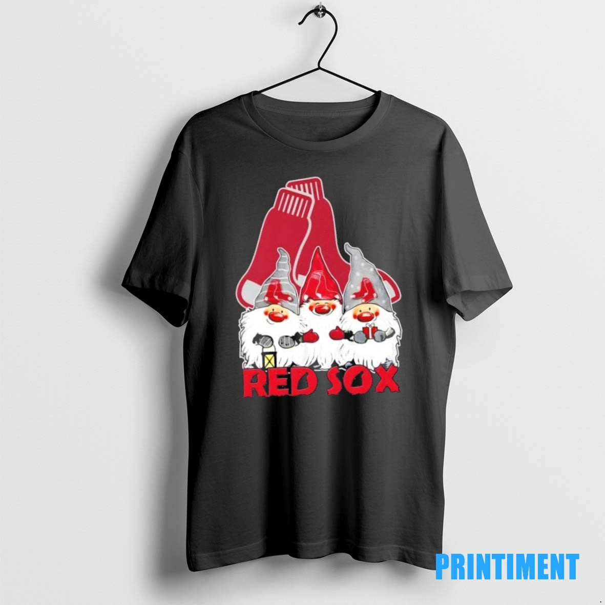 Official Boston Red Sox X Gnomes Xmas Christmas Tee Sweater