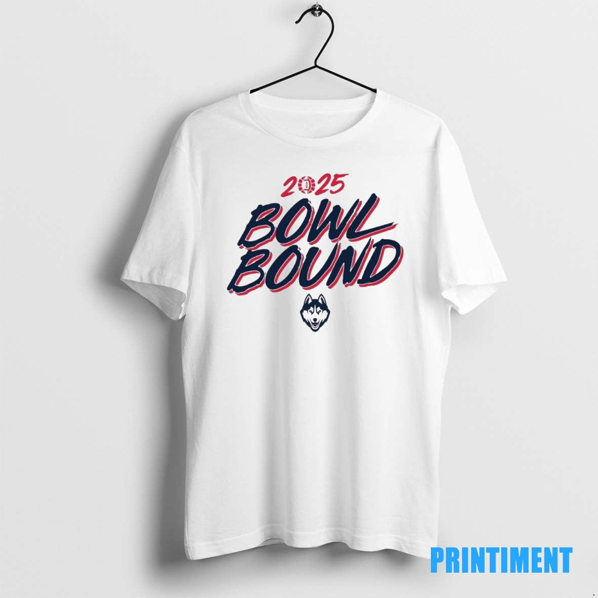 Official Bowl Season 2025 Uconn Huskies Football Bound Tee Sweater