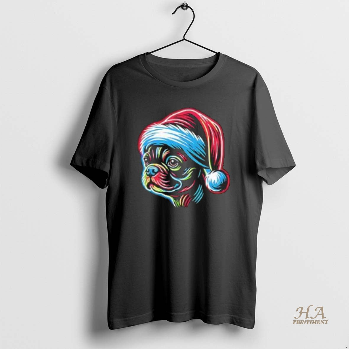 Official Bright Boston Holiday Santa Pup Style 2025