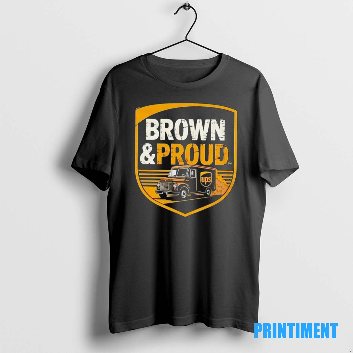 Official Brown And Proud Ups Driver Pride Logo Tee Sweater