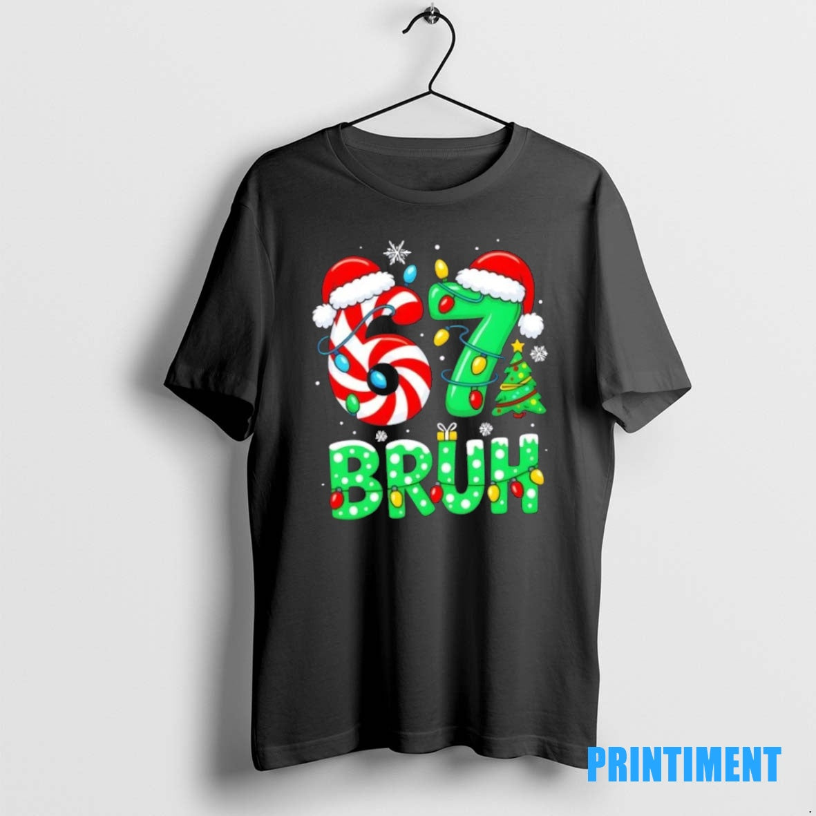 Official Bruh 67 Six Seven 6 7 Meme Christmas Tee Sweater