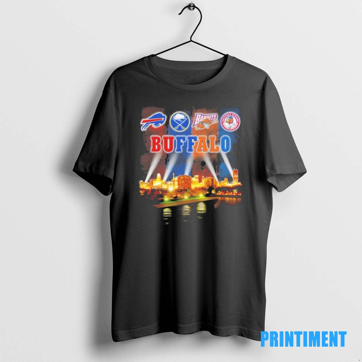Official Buffalo Sports Teams Logo Retro City Tee Sweater