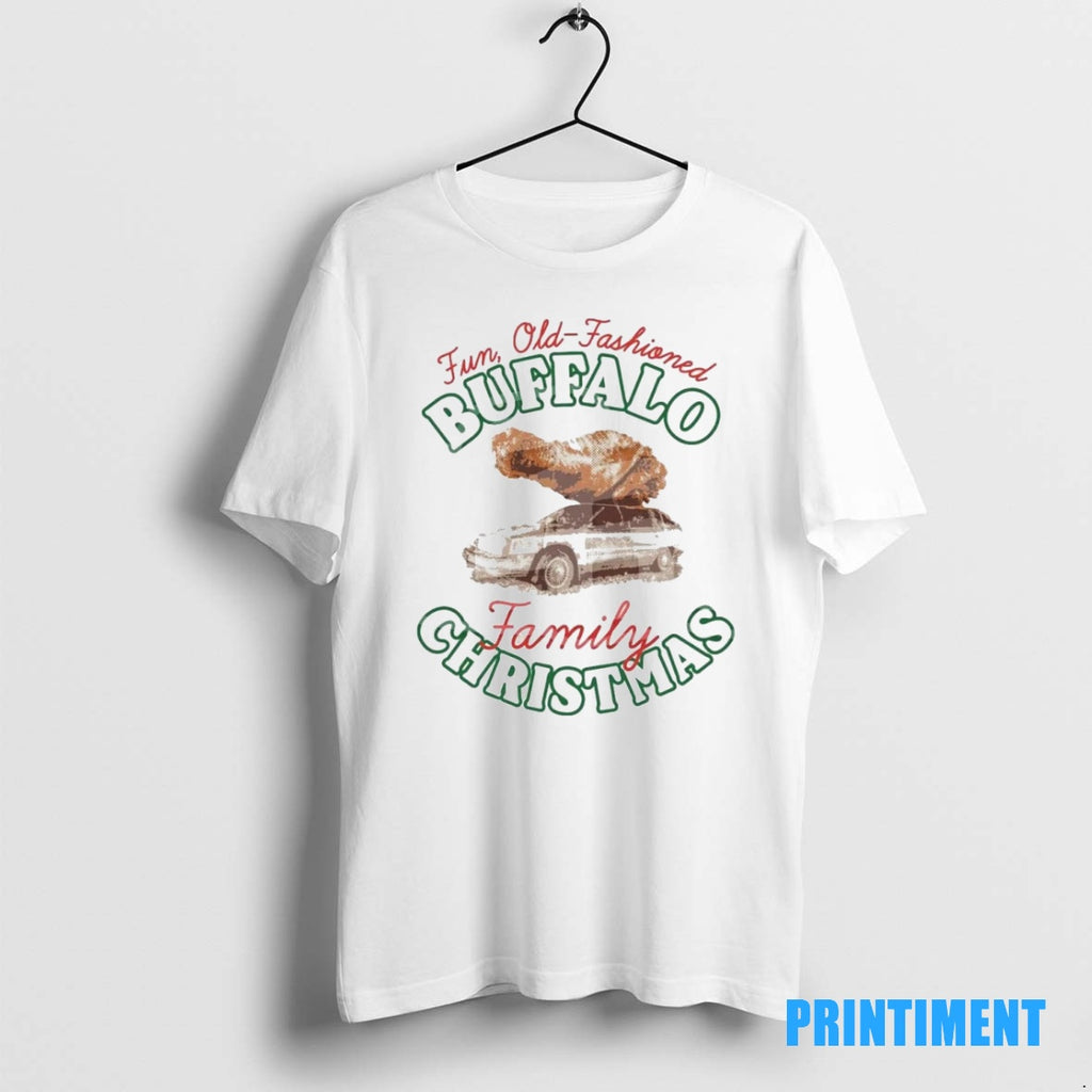Official Buffalo Family Christmas Drumstick Fun Old Fashioned Tee Sweater