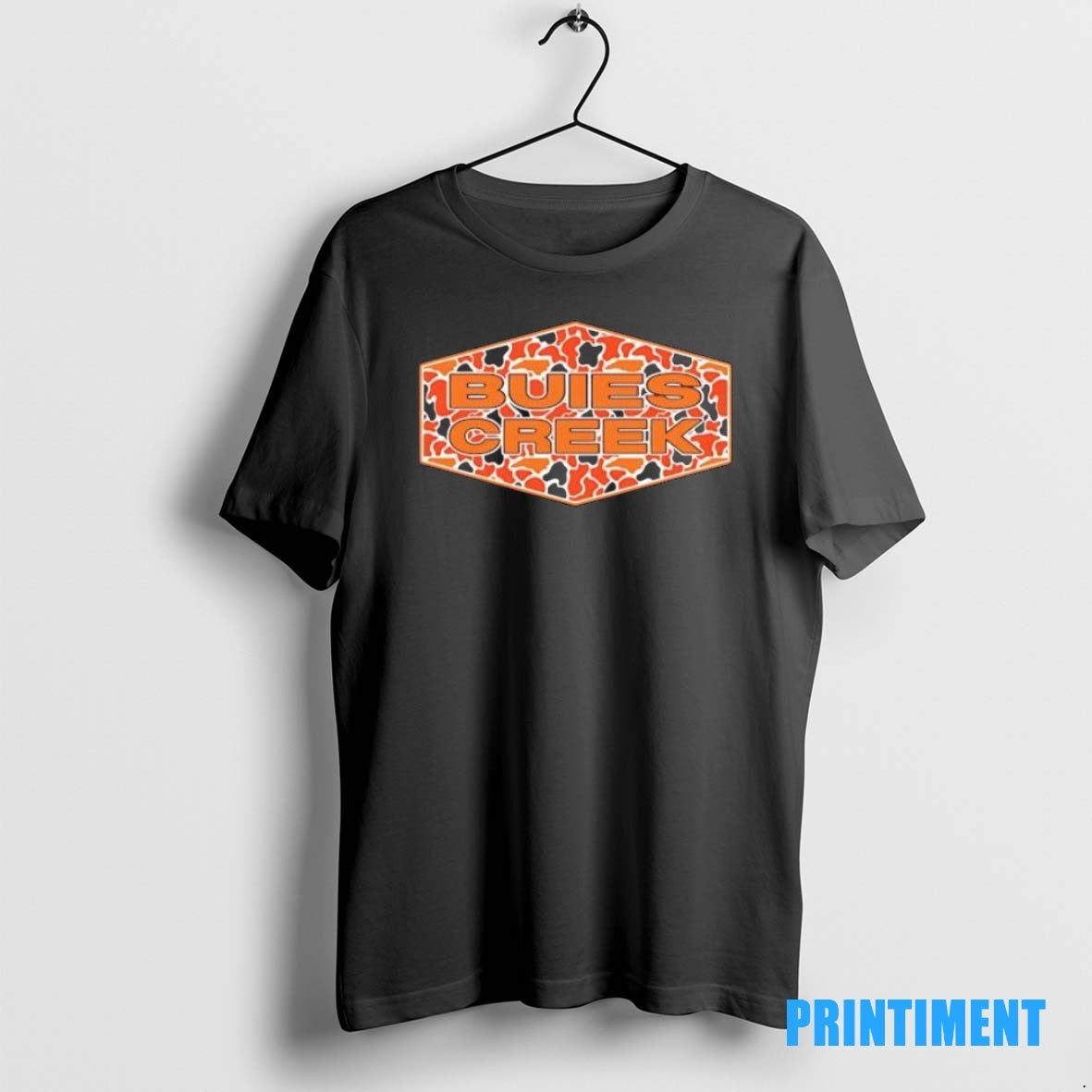 Official Buies Creek Camo Black Tee Sweater