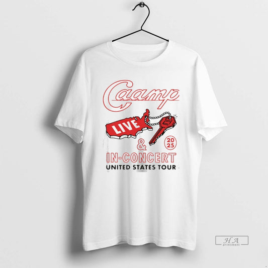 Official Caamp Live And In Concert United States Tour The Band Brothers Keychain 2025