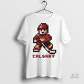 Official Calgary Flames Hockey 8 Bit Retro Baller Shirt