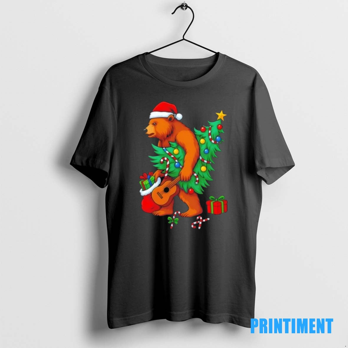 Official California Bear Christmas Tree Tee Sweater