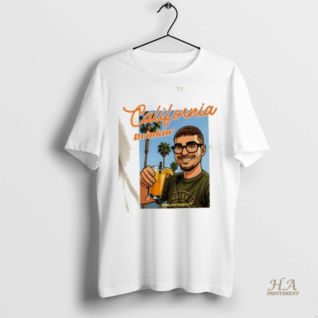 Official California Drinkin Beach Vintage Shirt
