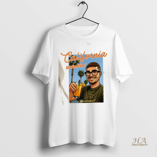 Official California Drinkin Beach Vintage Shirt
