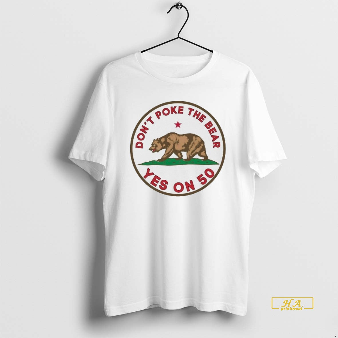 Official California Republic Dont Poke The Bear Yes On 50