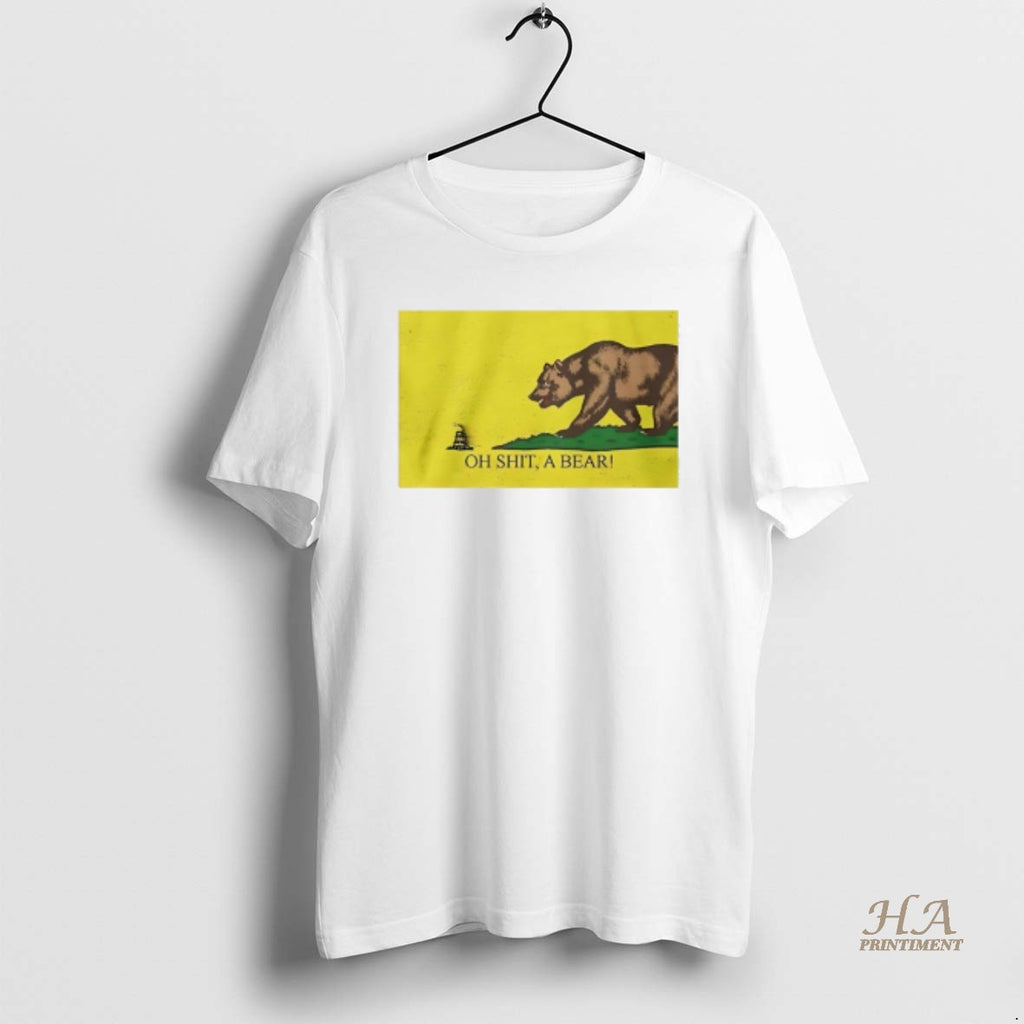 Official California State Vs Gadsden Flag Oh Shit A Bear