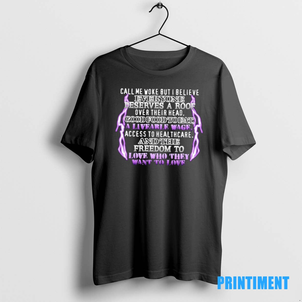Official Call Me Woke But I Believe Everyone Deserves A Roof Tee Sweater