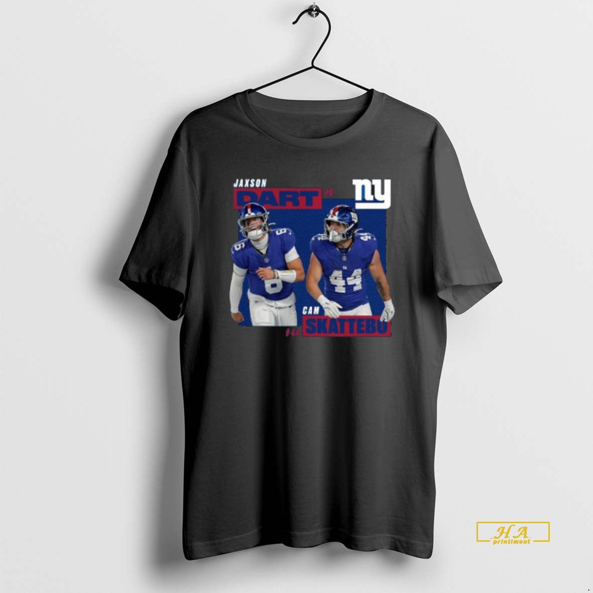 Official Cam Skattebo And Jaxson Dart New York Giants Player