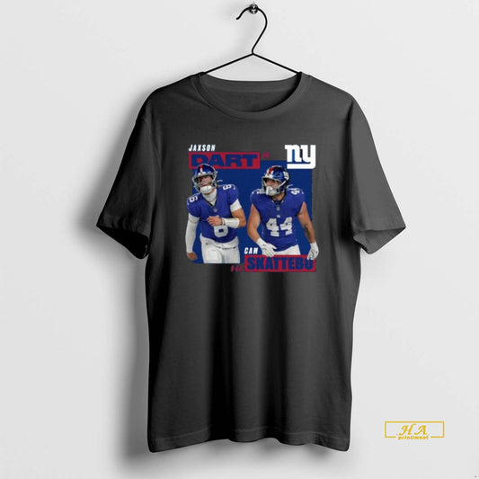 Official Cam Skattebo And Jaxson Dart New York Giants Player