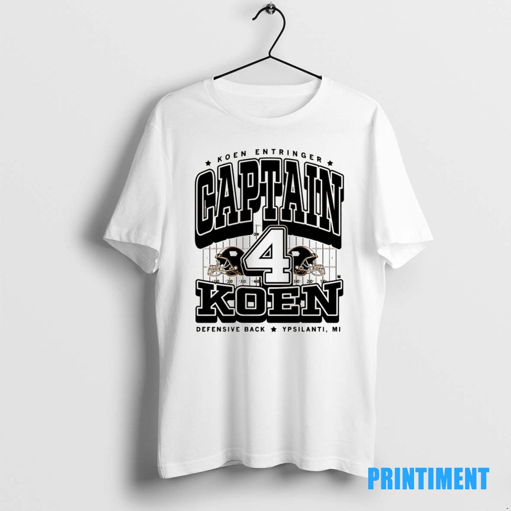 Official Captain Koen Entringer Defensive Back Iowa Hawkeyes Tee Sweater