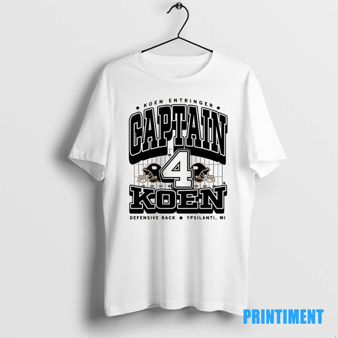 Official Captain Koen Entringer Defensive Back Iowa Hawkeyes Tee Sweater