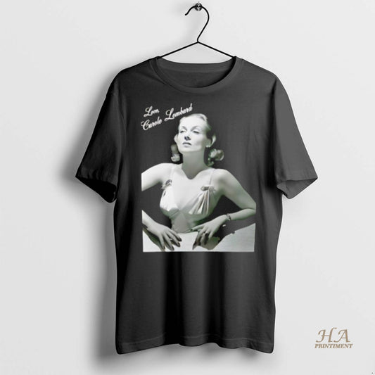Official Carole Lombard Love Carole Lombard Photo Black Shirt
